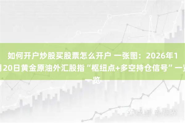 如何开户炒股买股票怎么开户 一张图：2026年1月20日黄金原油外汇股指“枢纽点+多空持仓信号”一览