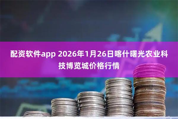 配资软件app 2026年1月26日喀什曙光农业科技博览城价格行情